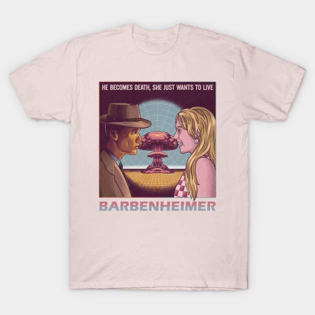 Barbenheimer T-Shirt by Kerambawesi